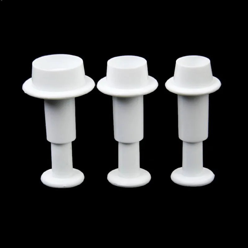 

Hot 3Pcs Round Cookie Plunger Cutter DIY Fondant Decorating Tools LFD