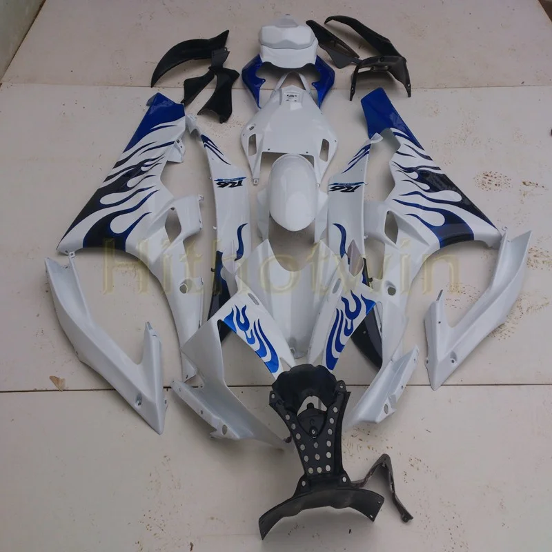 Заказной комплект кузова мотоцикла для Yamaha YZF-R6 06 07 YZF R6 2006 2007 ABS Обтекатель+ винты+ желтый литье под давлением - Цвет: G