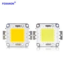 Foxanon матричный светодиодный светильник DC12V 36V 10W 20W 30W 50W 100W COB Светодиодная лампа высокой Мощность лампа солнечных батареях светильник s для DIY светодиодный прожектор светильник Точечный светильник s