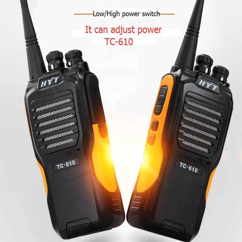 TC-610 VHF UHF портативная рация водонепроницаемая IP66 Мощная батарея охотничья двухсторонняя рация оригинальная TC-610 рация CB радио