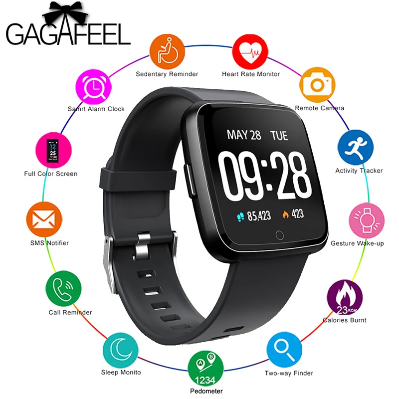 

Y7 Smart watch IP67 Waterproof Fitness Tracker Heart Rate Monitor Blood Pressure Women men Clock Smartwatch For Android IOS