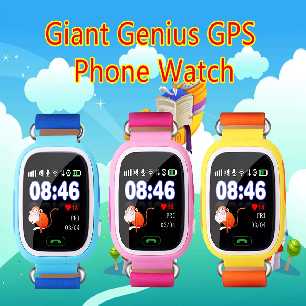 Online GPS q90 smart baby watch SOS dispositivo buscador de llamadas teléfono reloj con rastreador de pantalla táctil Smart watch para niños pk q50 q60 q80