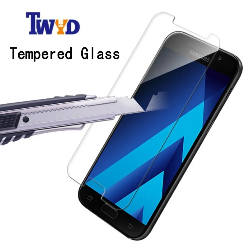 20 шт./лот закаленное стекло для защиты экрана Samsung Galaxy J2 J3 J4 J5 J7 J6 J8 2016 2017 2018 J520 J720 J710