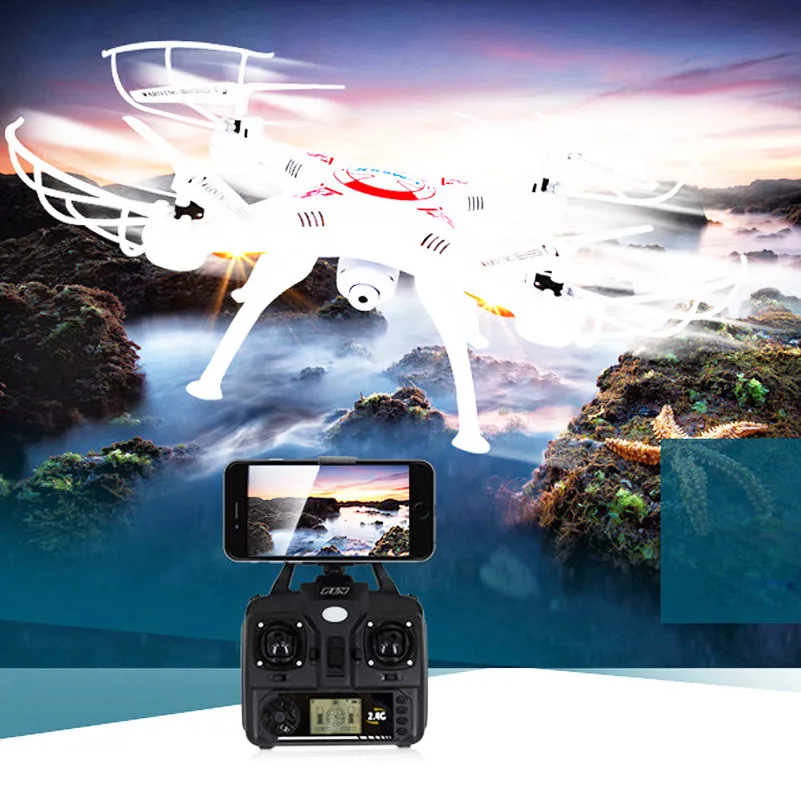 

Abbyfrank X5C RC Drone with 2MP Camera Airplane 2MP HD Drone 2.4G Airplane 4 CH 6 Axis Remote Control Quadcopter Plane RC Toys