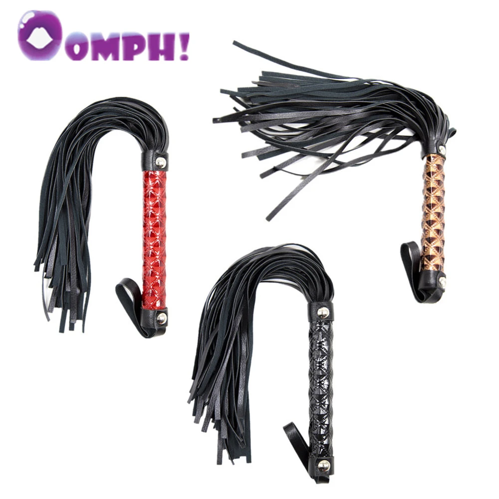 Oomph Hot 1pc Pu Leather Riding Crop Whip Sex Adult Toys Product Fun