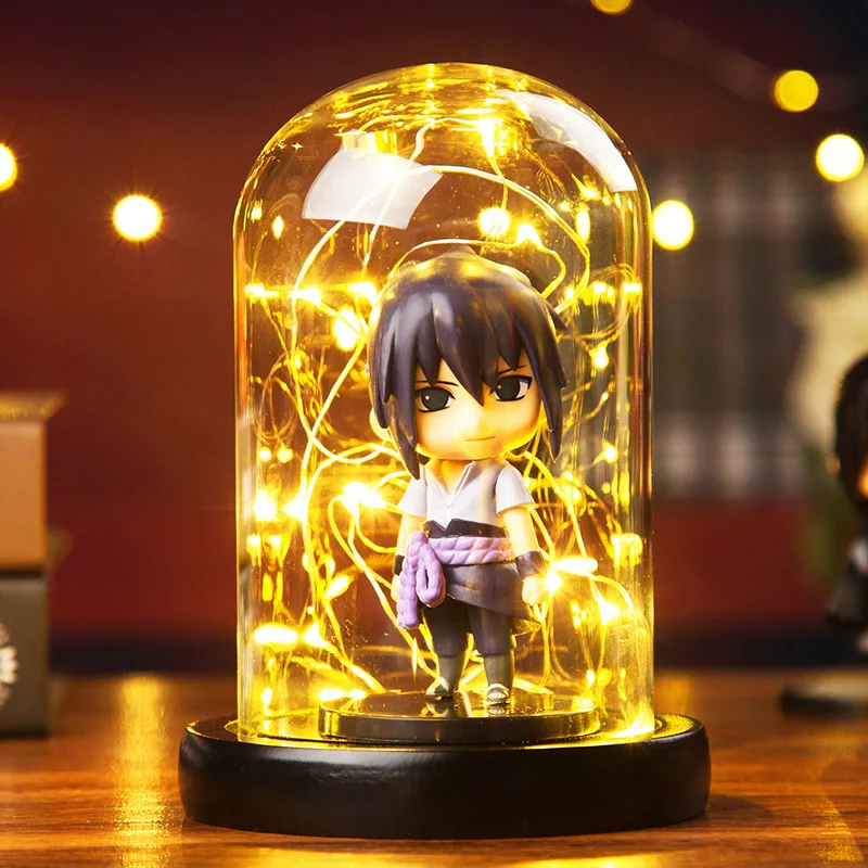 

S.orange DIY Creative Naruto Itachi Gaara Sasuke Kakashi Night Light Bedroom Lamp Interior Decorative Lighting USB Gifts