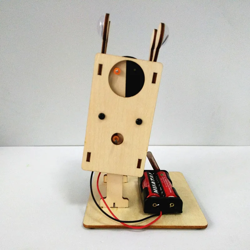 Happyxuan дети робототехники образования DIY собрать Электрический робот игрушки