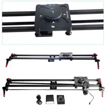 ASHANKS Carbon Camera Slide Follow Focus Pan Motorized Electric Control Delay Dolly Slider Track Rail for Timelapse Photography