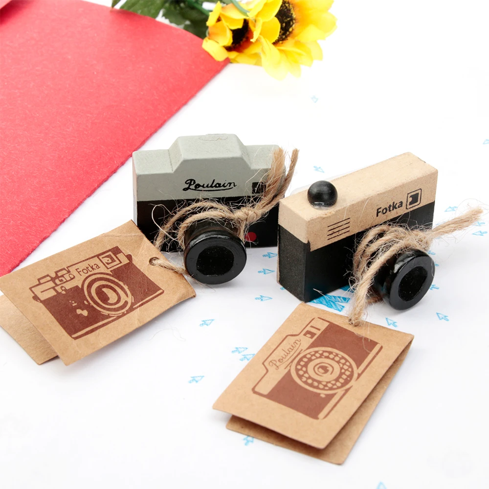 Новые 2 Модели Корея деревянные ретро камеры резиновые штампы уплотнения серый и коричневый DIY CN