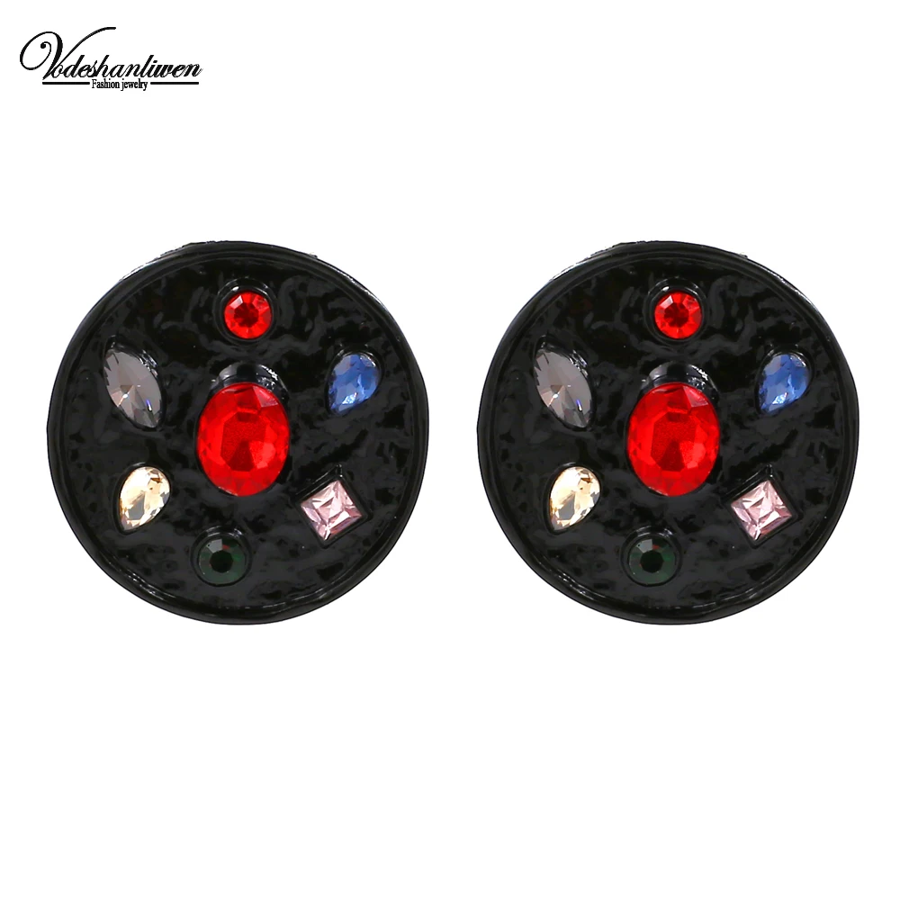 Vodeshanliwen ZA, дизайн, круглые металлические серьги, высокое качество, богемные винтажные большие серьги-гвоздики для женщин, модное ювелирное изделие