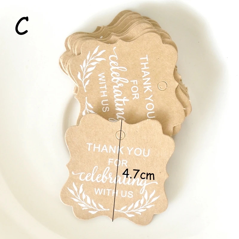 30 шт. маленькие бирки для рождественских подарков Упаковка Этикетка DIY Висячие крафт-бумаги бирки карты фестиваль украшения Рождество navidad Декор поставки