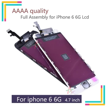 

10PCS/LOT LCD For Apple iPhone 6 LCD Screen Display Digitizer assembly Replacement for iphone 6 6G lcd complete A1586 A1589