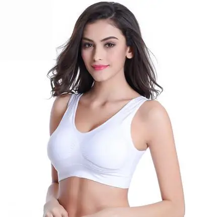 

Mozhini big size S M L 2XL 3XL Top Fitness women Bra Wire Free Full Cup gather breast brassiere Professional Tank Tops Sexy Bra