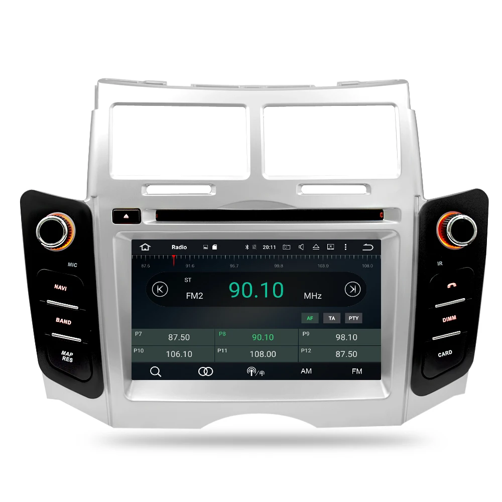 Flash Deal IPS Android 9.0 Car DVD player GPS Navigation Multimedia Stereo For Toyota Yaris 2005-2011 Auto Radio Audio Bluetooth Headunit 17