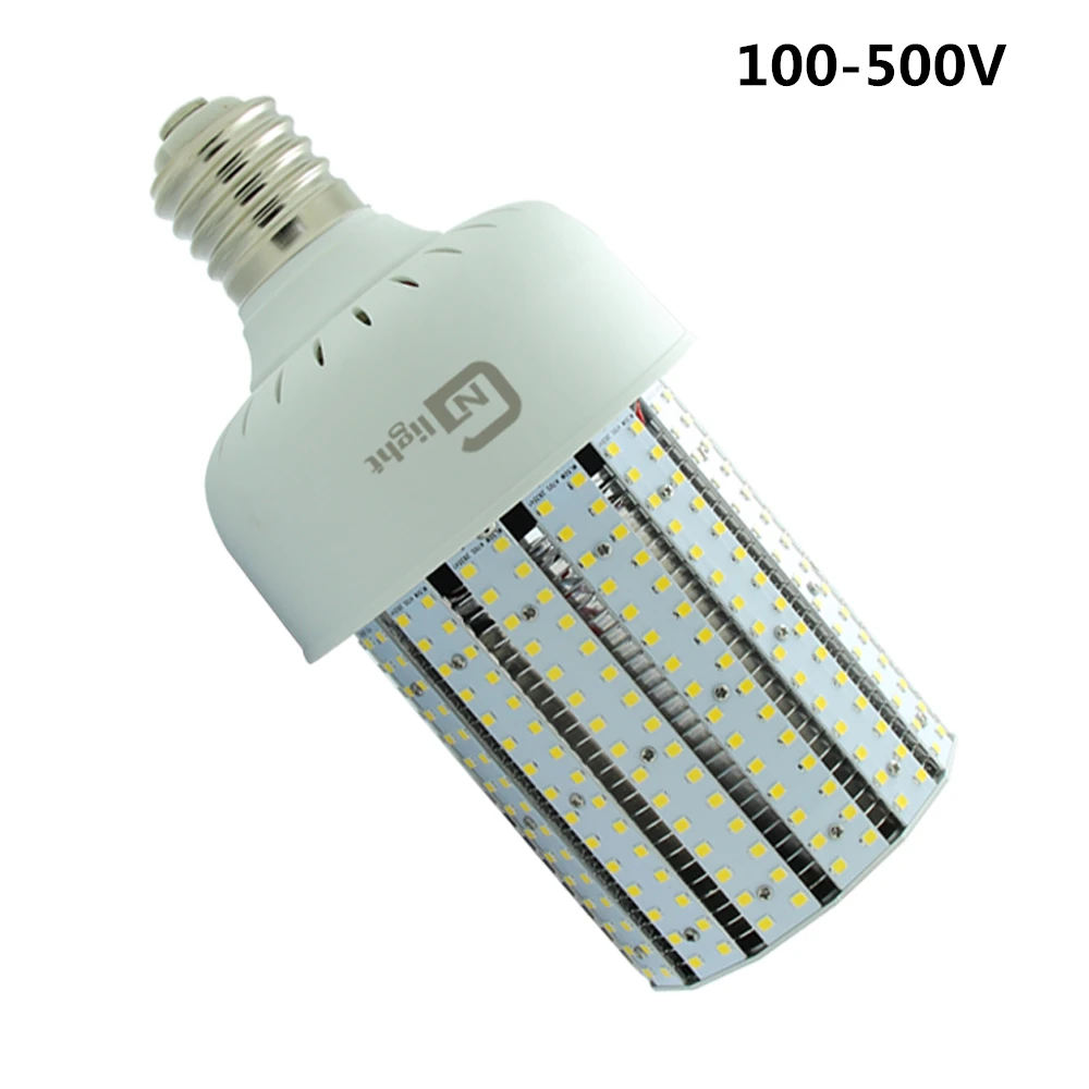 200W High Pressure Sodium Replacement E39 50W LED Corn Light Bulb 347V