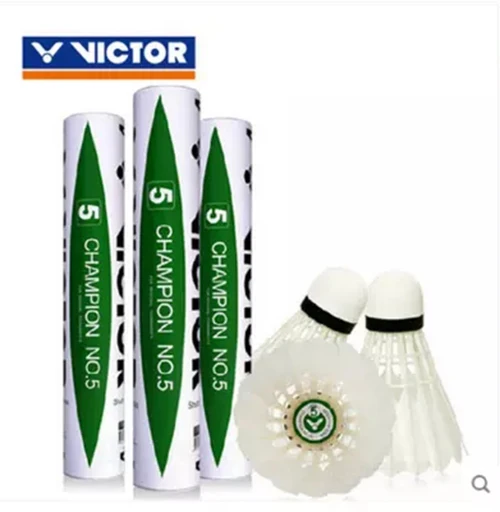 VICTOR NO.5Top class утки перо бадминтон волан 12 шт/Дюжина для соревнований 5 дюжин/лот|feather