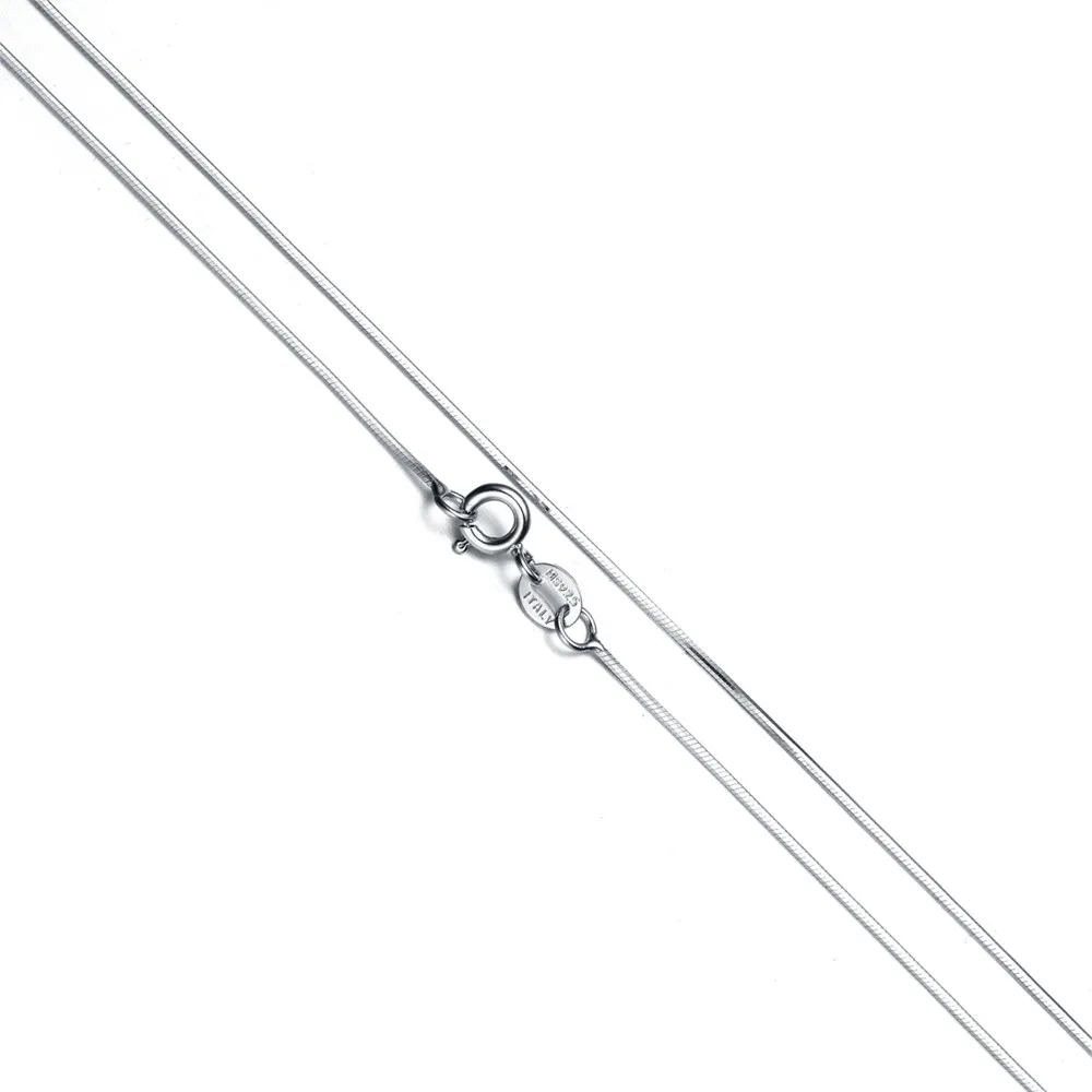 

Aceworks Octagonal Snake Necklace Chain 925 Sterling Silver Chains Fit Women Pendants 18"24" Length Silver Jewelry NC1515