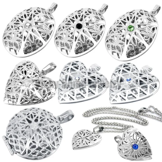 hot selling silver oval perfume diffuser locket pendant necklace essential oil F hot selling silver oval perfume diffuser locket pendant necklace essential oil F