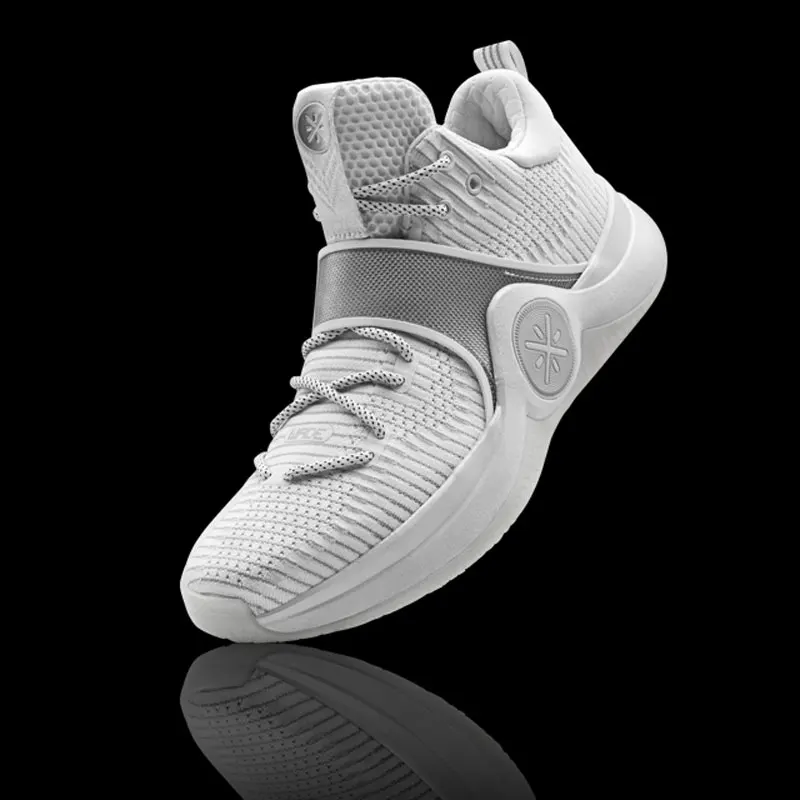 Li Ning Для мужчин WOW 6 белое горячее баскетбольная спортивная обувь кроссовки с