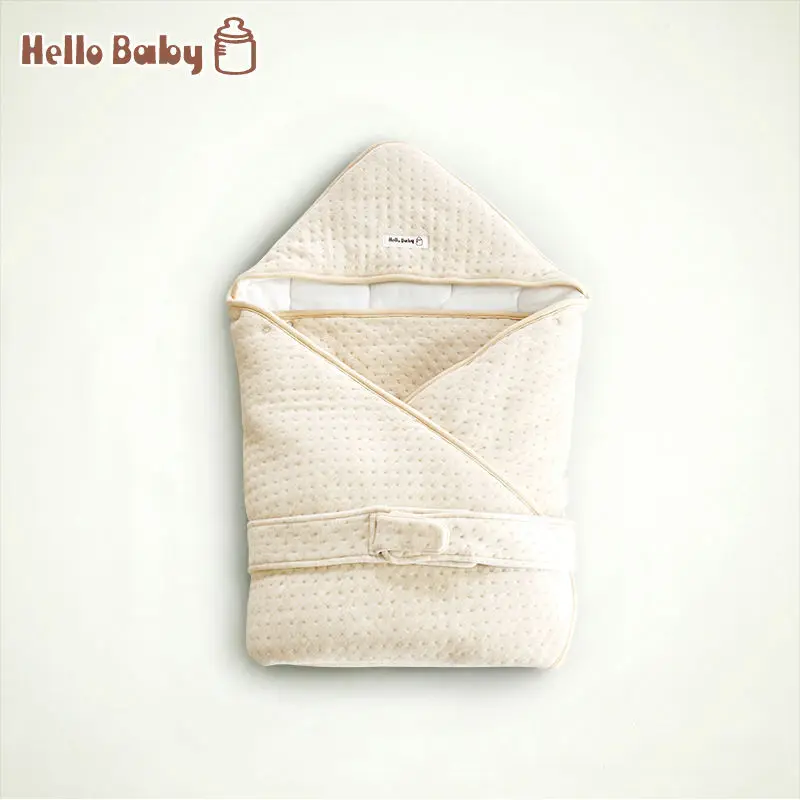 High Quality Thicken Blanket keep warm babe sleeping Swaddling soft fine Bedding organic cotton abdomen protecting layer
