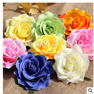 

200 Pcs/Lot 11.5CM Diameter Atificial Rose Flowers Head Home Wedding Decoration Shose Dress Flower