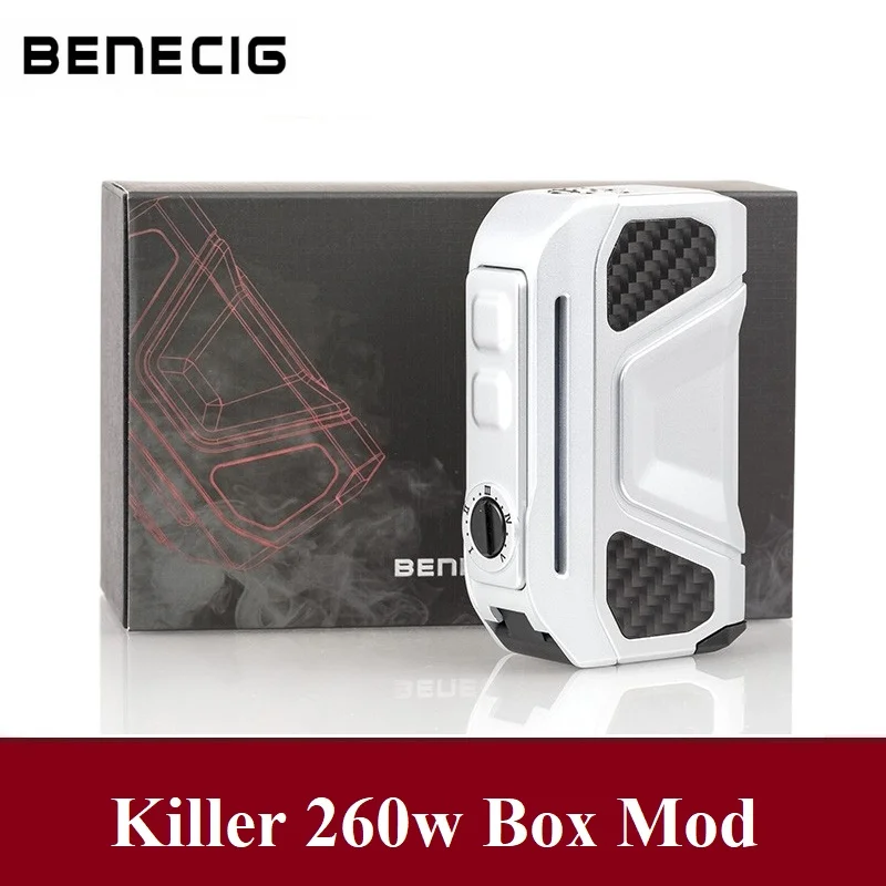 

Benecig Killer 260w Electronic Cigarette Mod Vape Variable Wattage 18650 Battery Box Mod E-Cigarette Mechanical Mech Mod