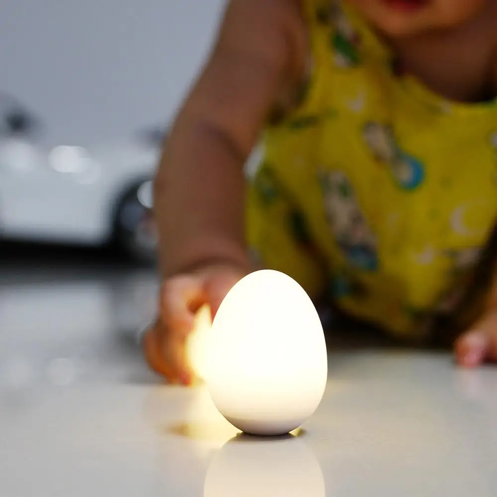 

New strange egg vibration induction night lamp children led bedside decoration home lamp charging night light
