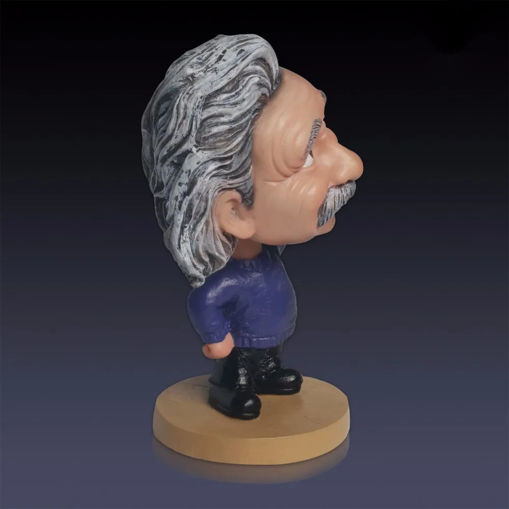  Nodding Einstein Shake Head Dolls Dashboard Car Decoration Accessories Auto Shaking Head Toy for Au