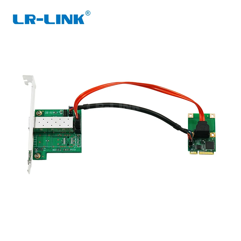 LREC2204PF-SFP мини pci-e lan Карта intel I210 1000 Мбит/с волоконно-оптический ethernet сетевой адаптер