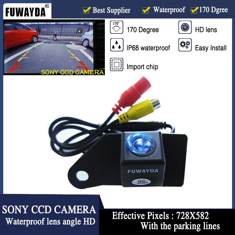 FUWAYDA Бесплатная доставка SONYCCD чип Специальный вид сзади автомобиля обратный резервный Парковка Детская безопасность DVD gps камера