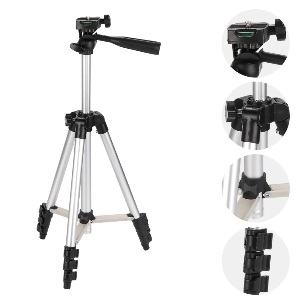  Universal Four floor high Adjustable+ Foldable Tripod Holder for camera and mobile phone provide ph