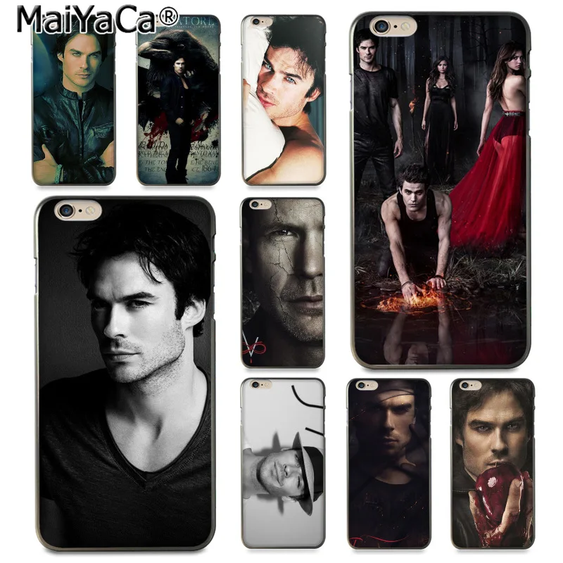 

MaiYaCa The Vampire Diaries Ian Somerhalder New Arrival Fashion phone case for iphone 11 pro 8 7 66S Plus X 5S SE XS XR XS MAX
