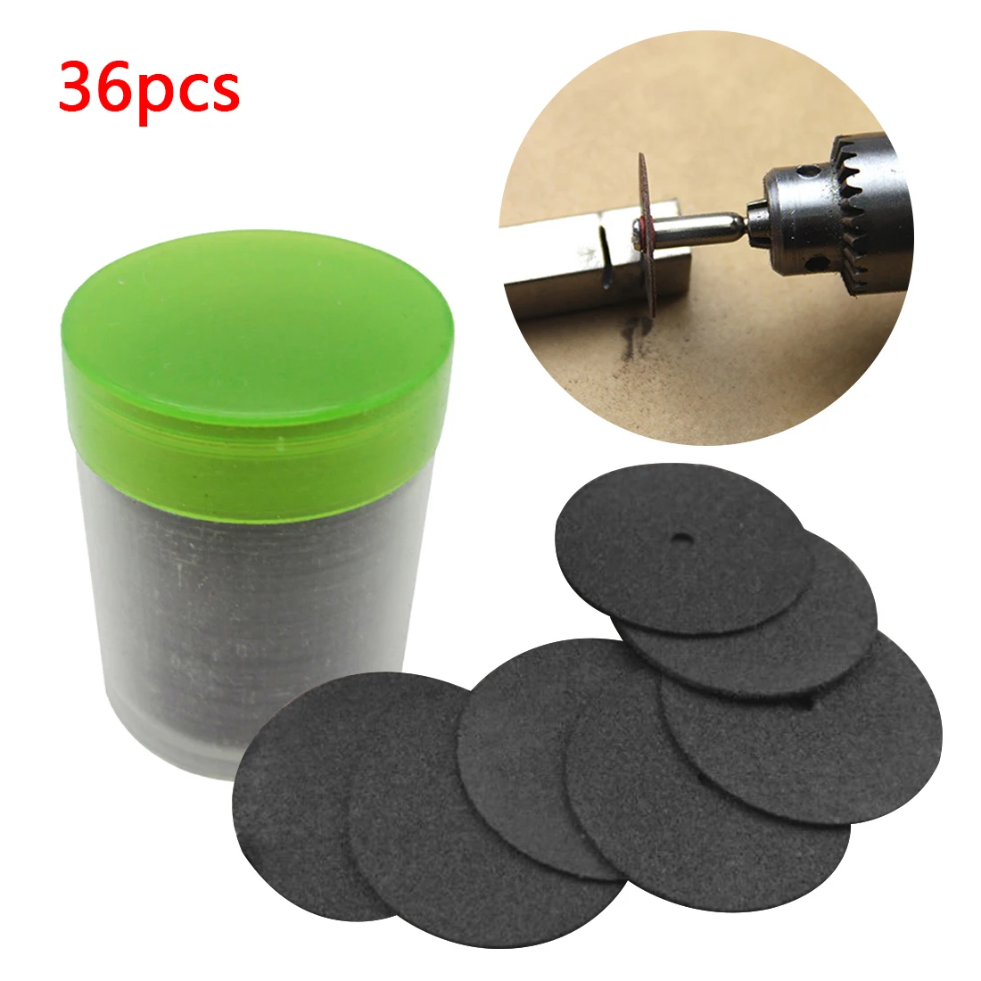 36 Uds 24mm de ruedas de corte abrasivo discos Accessori Dremel para Dremel herramientas rotativas de Metal eléctrico de herramienta de corte