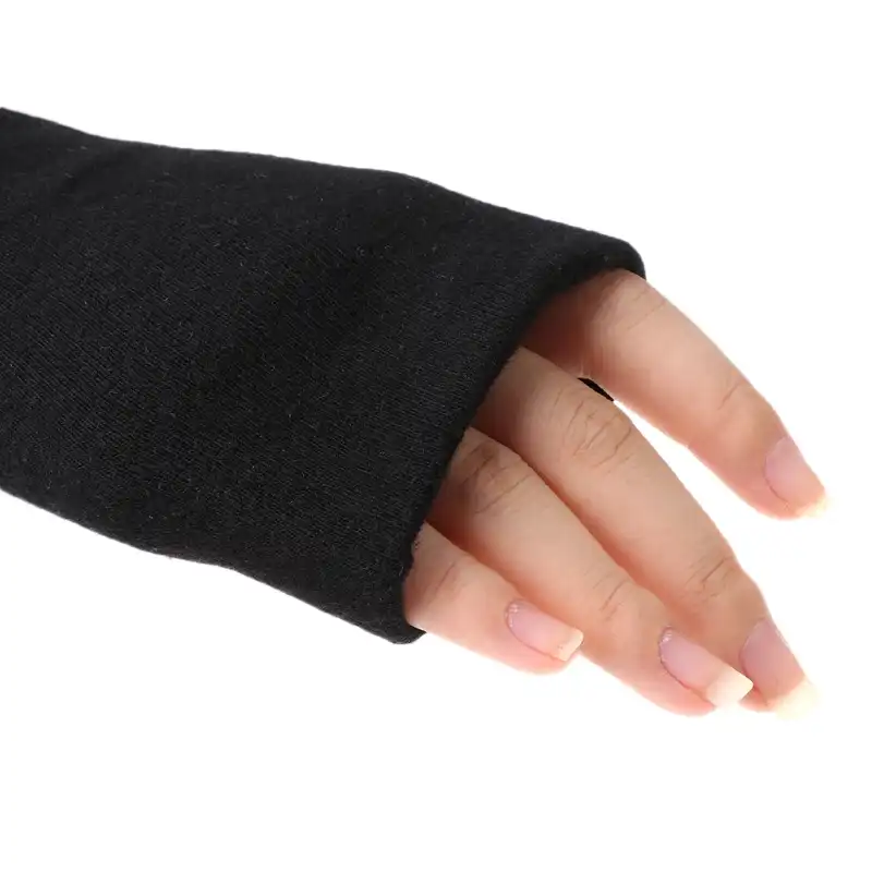 Ba30DEllylelly Guantes Unisex de Moda de Punto sin Dedos Guantes de oto/ño e Invierno para Hombres y Mujeres Guantes c/álidos Suaves y Largos Guantes el/ásticos