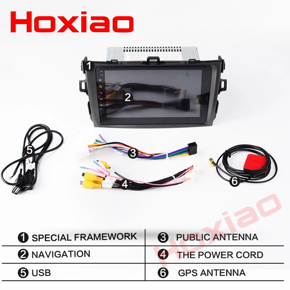 Perfect Android Car dvd player for Toyota corolla 2007 2008 2009 2010 2011 gps navigation 2 din radio multimedia player 4