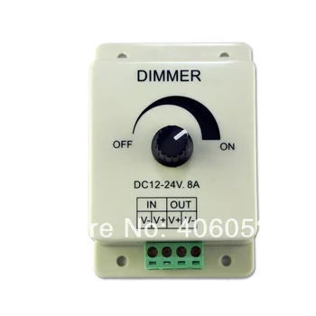 

10 pcs/lot Led Dimmer 12V 8A 96W Adjustable Brightness Controller