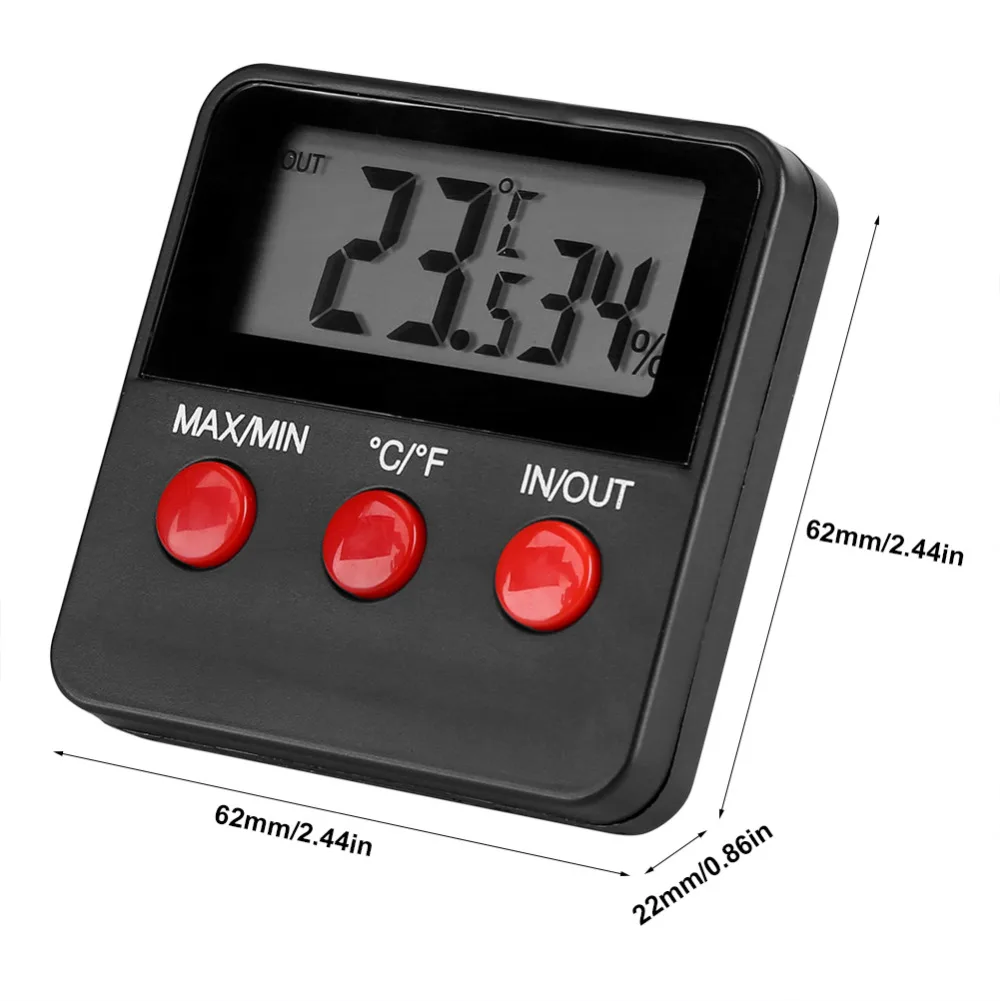 Цифровой ЖК-термометр, гигрометр, влажность, температура, монитор, тестер, измеритель, измерительные инструменты для инкубатора для яиц, домашних животных
