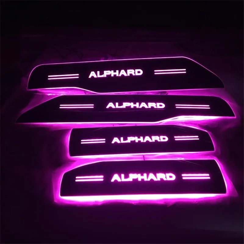  LED DOOR SILL PLATE LIGHTS moving door scuff Nerf Bars Running Boards entry guards covers fit for T - 32903889108
