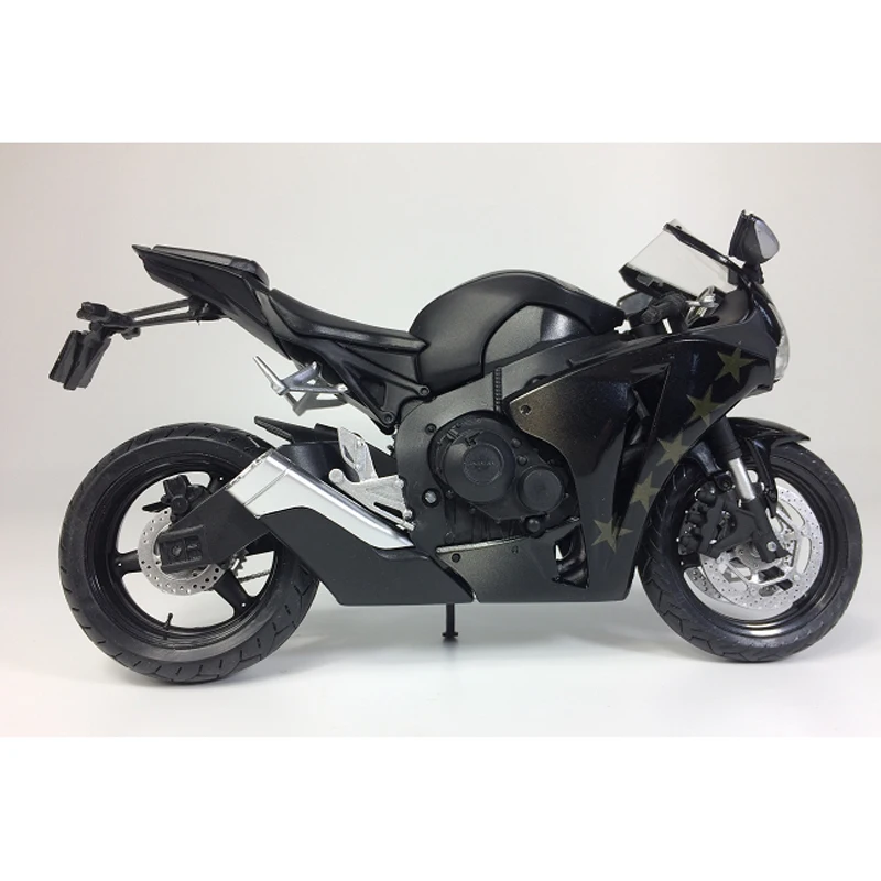 1:12 Honda CBR 1000 RR Black Коллекционная модель мотоцикла с 5 звездами игрушка для фанатов