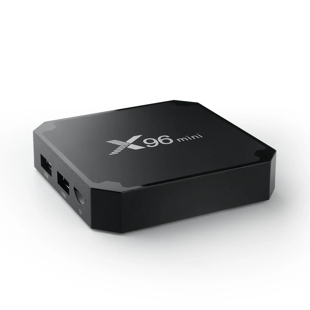 X96 Mini Android 7.1 Set Top Box 1+8G/2+16G Amlogic S905W Quad-Core 100M LAN Support 4K H.265 2.4GHz WIFI Media Player TV Box