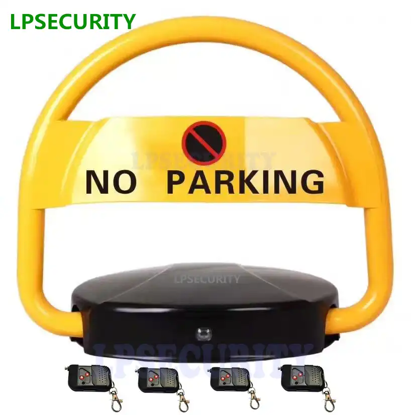 LPSECURITY 4 пульта дистанционного управления парковочный барьер замок автомобильный столбик автомобиль подъездная дорожка автомобиль безопасность автомобиль пространство защищены - изображение