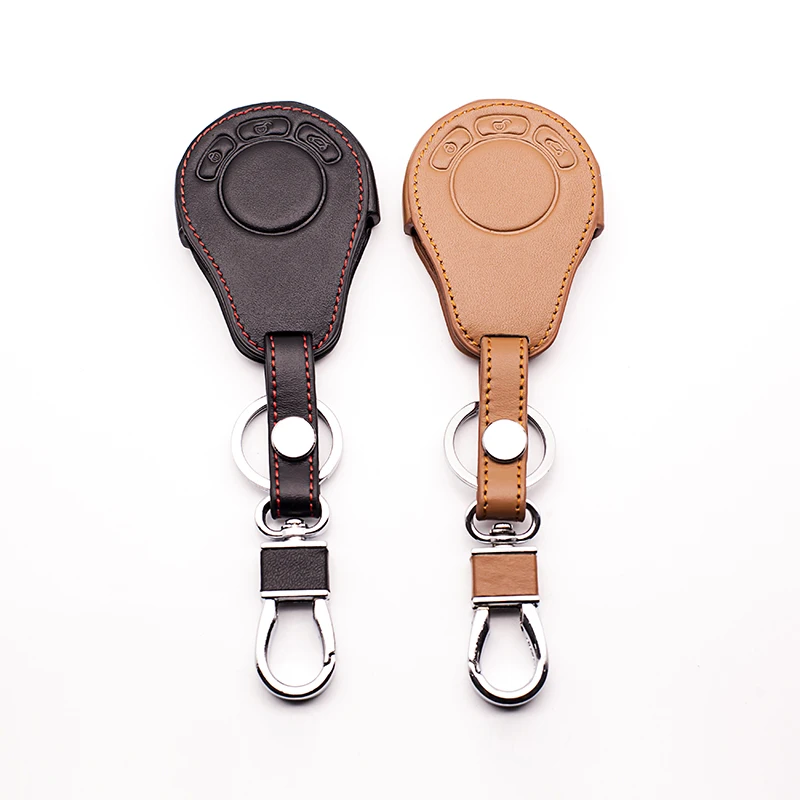 

High-quality leather key case cover for BMW Mini Cooper Roadster S R55 R56 R57 R58 R59 Cooper Key Box 3 buttons remote control