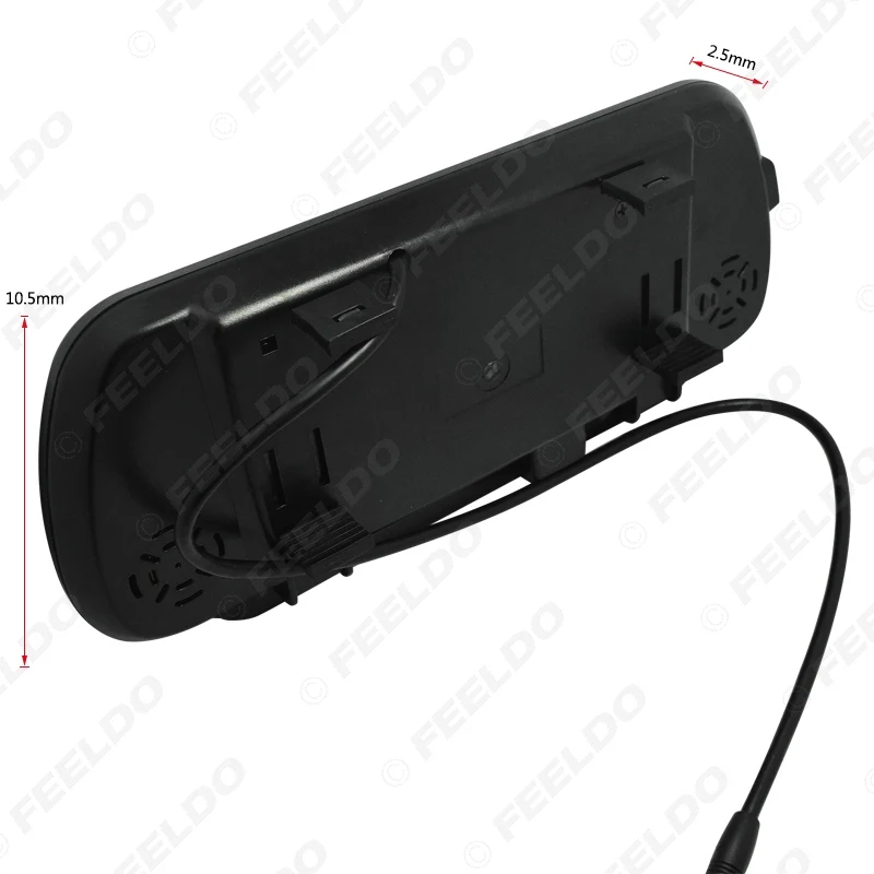FEELDO 7 &quotTFT LCD Автомобильное зеркало заднего вида монитор с обратной резервной