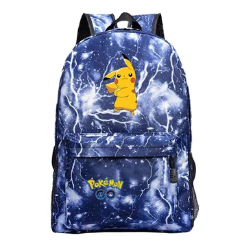 

New Pokemon pikachu backpack Book bag back to school gift backpack rucksack kids Teenager Boys Girls school Backpack
