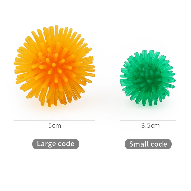 dog toys for puppies 10PCS/LOT PVC Soft Thorn Ball Cat Toys Colorful Small Ball Cats Pet Toys shark dog toy