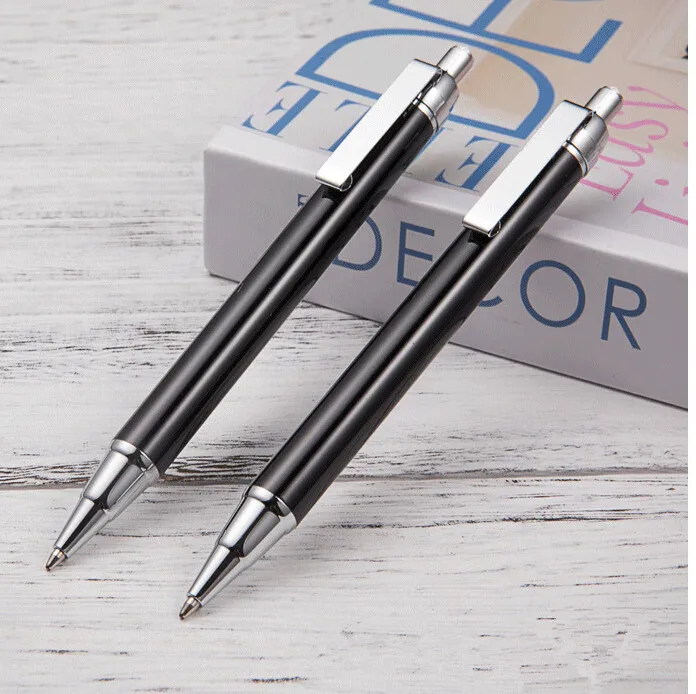Роскошная ручка Stylo черная металлическая шариковая для руководителя
