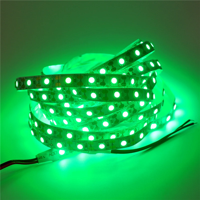Светодиодная лента 5 в пост. Тока 5050 SMD м 60 светодиодов/м гибкий светодиодный