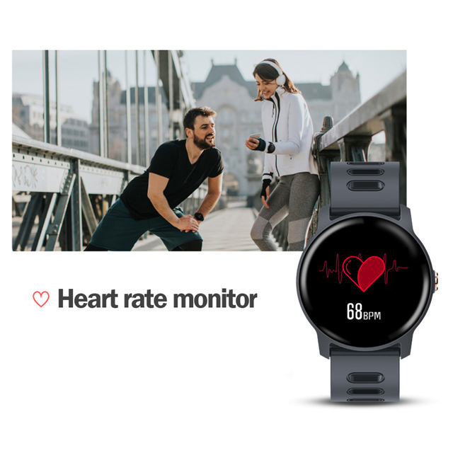Torntisc S08 Smart Watch IP68 Waterproof Heart Rate Monitor Fitness Tracker Sport Smartwatch Men Women For Android IOS Phone