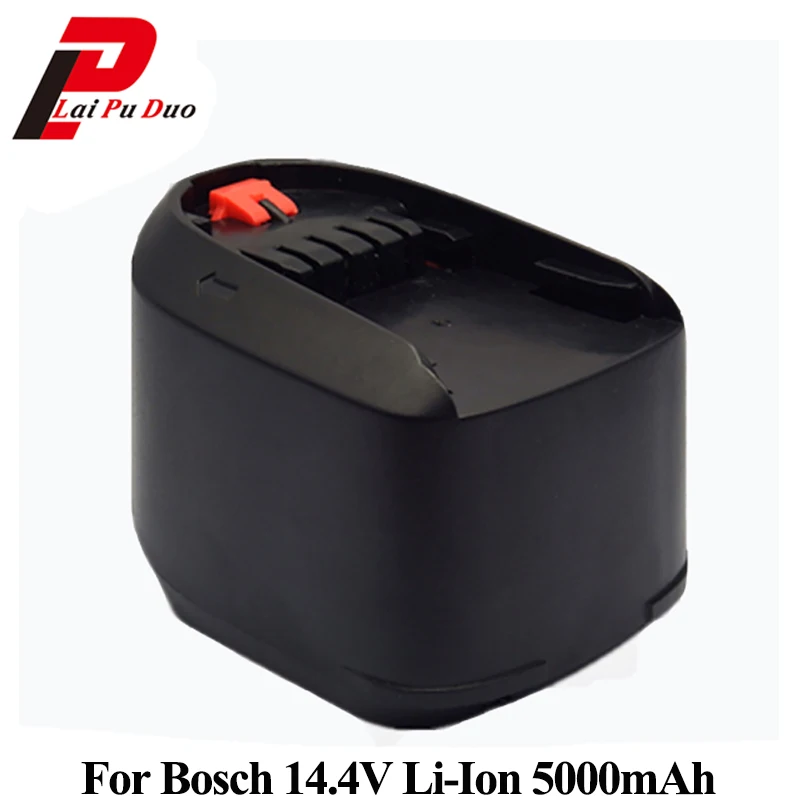 

Li-Ion Replacement power tool battery 14.4v 5.0Ah for Bosch: 2 607 335038, 2 607 336 037, 2 607 336 038, 2 607 336 194