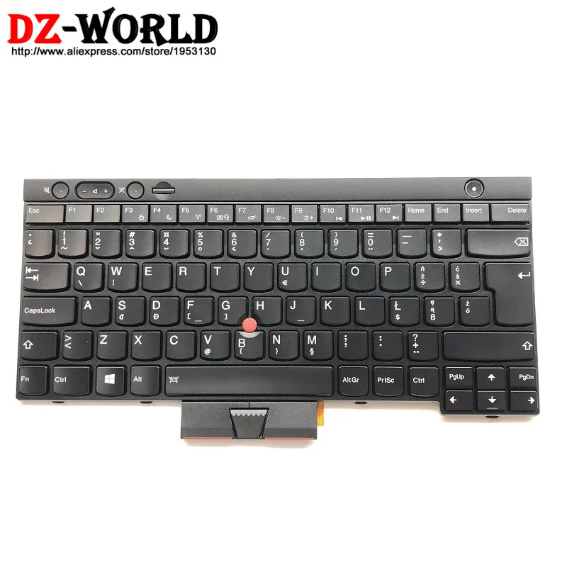 Новый оригинал для Thinkpad X230 X230i X230T (X230 планшет) клавиатура с подсветкой PL польская